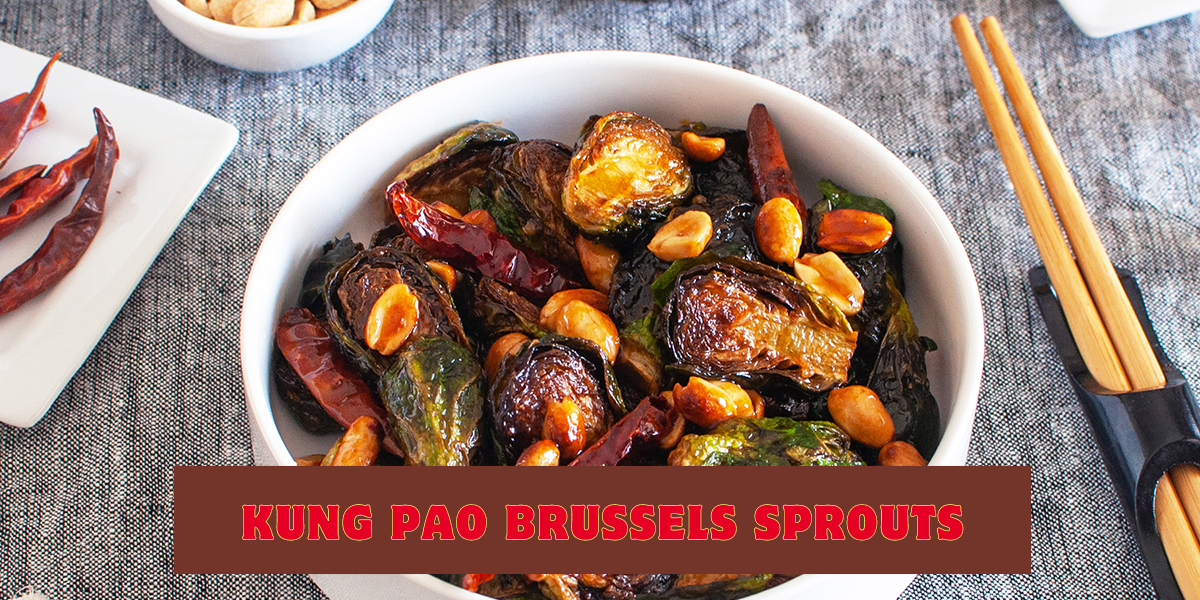 Brussels Sprouts Kung Pao