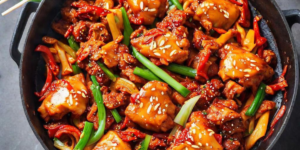 DAK GALBI (KOREAN SPICY CHICKEN STIR FRY)